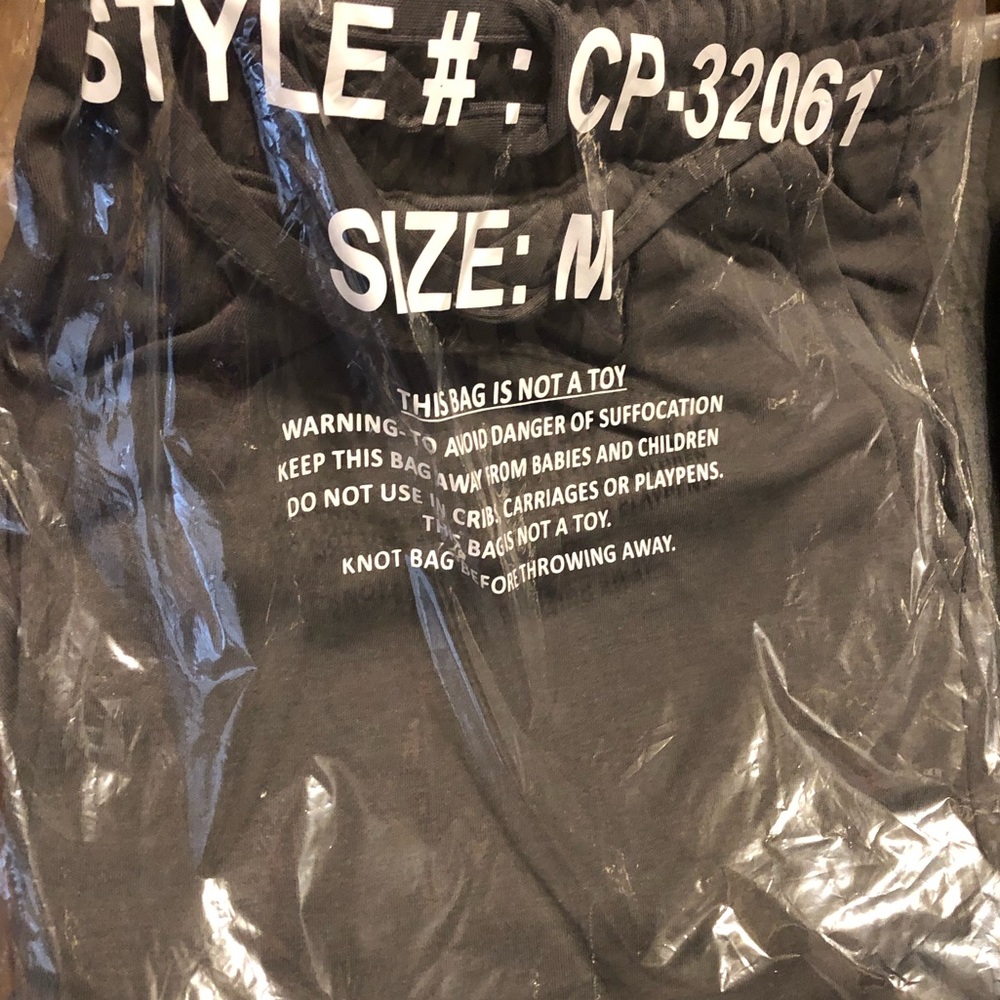 Joggers Ash Gray in 100% cotton - Picture 3 of 4